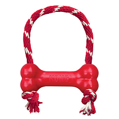 Іграшка для собак Кістка Конг для ласощів з канатом KONG Goodie Bone mit Seil