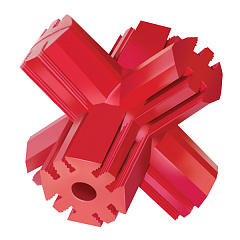 Игрушка для собак Палочка Звезда для лакомств и очищения зубов KONG Jump'N Jack