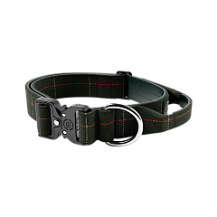 Твідовий тактичний нашийник для собак з чутливою шкірою BullyBillows Tweed Combat Collar Handle 4 cm Твідовий тактичний нашийник для собак з чутливою шкірою BullyBillows Tweed Combat Collar Handle 4 cm