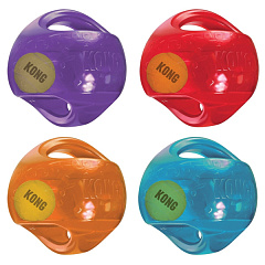 Іграшка для собак Інтерактивний М'яч у м'ячі з пищалкою KONG Jumbler Ball
