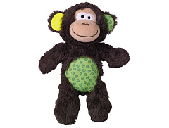 М'яка іграшка для собак Плюшева Мавпа з внутрішньою мотузкою та пищалкою Plush & Rope Nobby