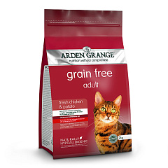 Беззерновий сухий корм з пребіотиком для кішок з куркою та картоплею Arden Grange Grain Free Cat Adult Chicken & Potato Беззерновий сухий корм з пребіотиком для кішок з куркою та картоплею Arden Grange Grain Free Cat Adult Chicken & Potato