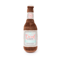 М'яка іграшка для собак Пляшка Світлого Пива з пищалкою FuzzYard Plush Drinks Drool Light