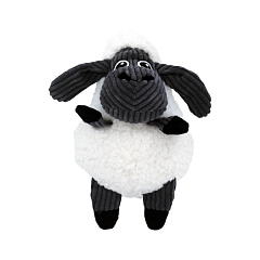 KONG Sherps Floofs Sheep М'яка іграшка для собак Плюшева Шарудлива Вівця з пищалкою 