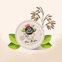 Овсяный бальзам для собак с сухой кожей носа и лап Pet Head Oatmeal Paw Butter