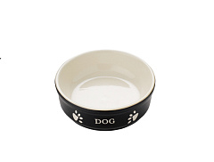 Керамическая миска для собак Лапки Dog Nobby