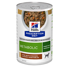 Диетическая лечебная консерва для собак с ожирением Hill's Prescription Diet Metabolic