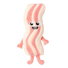 М'яка іграшка для собак Смужка Бекону з пищалкою FuzzYard Plush Meat Head Kevin Bacon-Strip