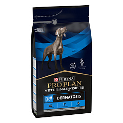 Сухий лікувальний корм для цуценят та дорослих собак при дерматозах та надмірному випадінні шерсті Purina Pro Plan Veterinary Diets DRM Dermatosis