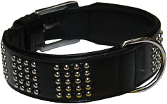 Шкіряний нашийник для собак з заклепками Leather Vinto Collar Nobby
