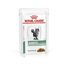 Влажный лечебный корм в соусе для взрослых котов с сахарным диабетом Royal Canin Veterinary Diabetic s/o index