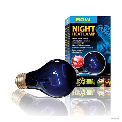 Ночная лампа лунного света для террариума Exo Terra Heat Lamp Night 50W