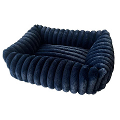 Антиковзка м'яка лежанка для собак та котів Шарпей Stripe Bed Nobby