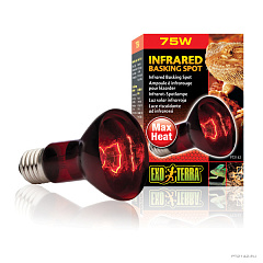 Інфрачервона лампа розжарювання для обігріву тераріума Exo Terra Basking Spot Infrared 75W Інфрачервона лампа розжарювання для обігріву тераріума Exo Terra Basking Spot Infrared 75W