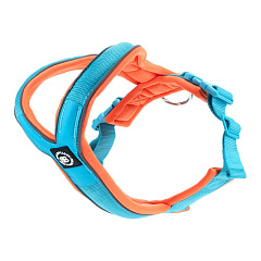 Світловідбиваюча анатомічна шлея з кольоровою спецпідкладкою для собак BullyBillows Slip on Harness Color