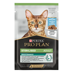 Вологий корм для стерилізованих кішок Шматочки тріски у паштеті Purina Pro Plan Sterilised Adult Maintenance Cod