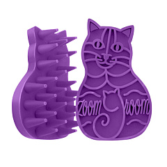 KONG Cat ZoomGroom Гумова масажна щітка для кішок KONG Cat ZoomGroom Гумова масажна щітка для кішок