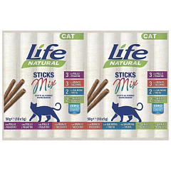 Лакомства для кошек Палочки Микс Вкусов Life Cat Delisnack Sticks Mix
