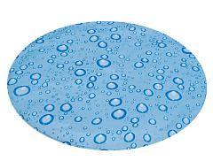 Охлаждающий круглый коврик для собак и котов Голубые капли Bubble Disc Cooling Mat Nobby