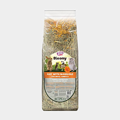 Сено для грызунов и кроликов с Цветками Календулы LoLo Pets Bloomy Small Animals Hay & Marigold