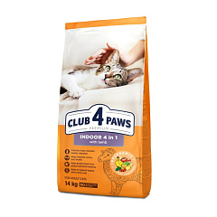 Сухой корм для взрослых котов с Ягненком, живущих в помещении Club 4 Paws Premium Indoor 4 in 1 Lamb Сухой корм для взрослых котов с Ягненком, живущих в помещении Club 4 Paws Premium Indoor 4 in 1 Lamb