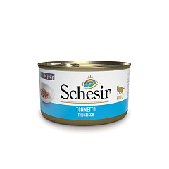 Консерва для котов в возрасте от 1 года Тунец в желе Schesir Adult Cat Tuna in Jelly