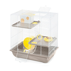 Трехэтажная клетка для хомяка с домиком, туннелями и беговым колесом Imac Criceti 7 Трехэтажная клетка для хомяка с домиком, туннелями и беговым колесом Imac Criceti 7