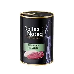 Безглютенова консерва для котів з Гусаком Dolina Noteci Premium Cat Adult Goose Безглютенова консерва для котів з Гусаком Dolina Noteci Premium Cat Adult Goose