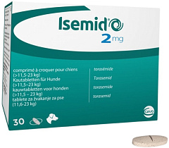 Сечогінний препарат для собак вагою 11,5-23 кг Ісемід Ceva Isemid 2 mg