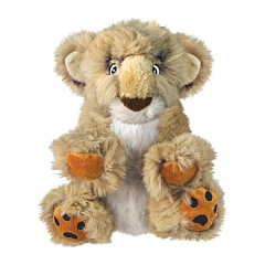 KONG Comfort Kiddos Lion Мягкая игрушка для собак Плюшевый Лев со съемной пищалкой