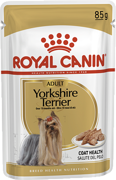 Влажный корм для собак породы Йоркширский Терьер в возрасте от 10 месяцев Royal Canin Yorkshire Terrier Adult