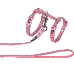 Анатомическая шлея с поводком для кошек Котенок Head Cat Harness Nobby Анатомическая шлея с поводком для кошек Котенок Head Cat Harness Nobby