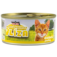Консервоване м'ясо для котів Асорті з Птаха FALCO LIZA Cat 100% Meat Poultry