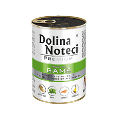 Безглютеновая консерва для собак с Дичью Dolina Noteci Premium Adult Game Безглютеновая консерва для собак с Дичью Dolina Noteci Premium Adult Game