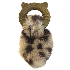 Жувальна іграшка для котів Плюшевий Хвіст та Кільце з котячої м'яти Tail & Ring Plush Catnip Nobby