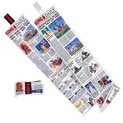 KONG Daily Newspaper М'яка іграшка для великих собак Інтерактивна Хрустка Газета з шістьма пищалками