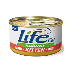 Консерва для котят с Говядиной Life Cat Natural Kitten Beef