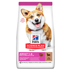 Сухий корм з ягням та рисом для собак маленьких порід віком від 1 до 6 років Hill's Science Plan Adult Small & Mini up to 10 kg