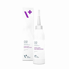 Лосьон с хлоргексидином для очищения ушей собак и котов VetExpert OtiFlush Ear Solution