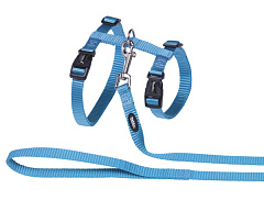 Анатомическая шлея-восьмерка с поводком для больших кошек Classic Big Cat Harness Nobby Анатомическая шлея-восьмерка с поводком для больших кошек Classic Big Cat Harness Nobby