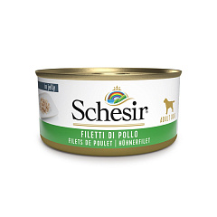 Консерва для собак віком від 1 року Куряче філе в желе Schesir Adult Dog Chicken Fillets in Jelly Консерва для собак віком від 1 року Куряче філе в желе Schesir Adult Dog Chicken Fillets in Jelly