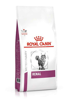 Сухой лечебный корм для взрослых кошек при заболеваниях почек Royal Canin Veterinary Renal