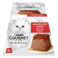 Консерва для котов Мусс из Говядины в подливке Purina Gourmet Revelations Mousse Beef