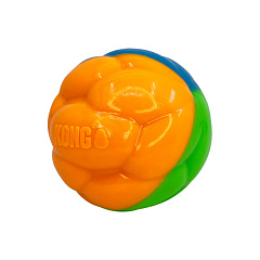 KONG Twistz High-Viz Ball Іграшка для собак Плаваючий М'яч, що світиться у темряві