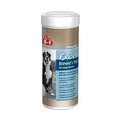 8in1 Excel Brewers Yeast Large Breed Пивні дріжджі для собак великих порід для шкіри та вовни