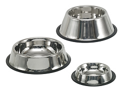 Антискользящая миска из нержавеющей стали для собак Металлик Stainless Anti-Slip Nobby Антискользящая миска из нержавеющей стали для собак Металлик Stainless Anti-Slip Nobby