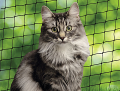 Защитная сетка на балкон для котов Cat Protection Nobby