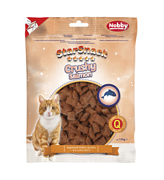Ласощі для котів Подушечки з Лососем, Таурином та Вітамінами Nobby StarSnack Cat Crushy Salmon Ласощі для котів Подушечки з Лососем, Таурином та Вітамінами Nobby StarSnack Cat Crushy Salmon