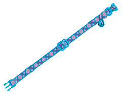 Нейлоновий нашийник для котів із дзвіночком Кола Circle Turquoise Cat Collar Nobby Нейлоновий нашийник для котів із дзвіночком Кола Circle Turquoise Cat Collar Nobby