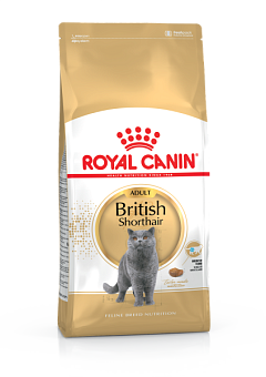 Сухой корм для котов и кошек породы Британская Короткошерстная Royal Canin British Shorthair Adult